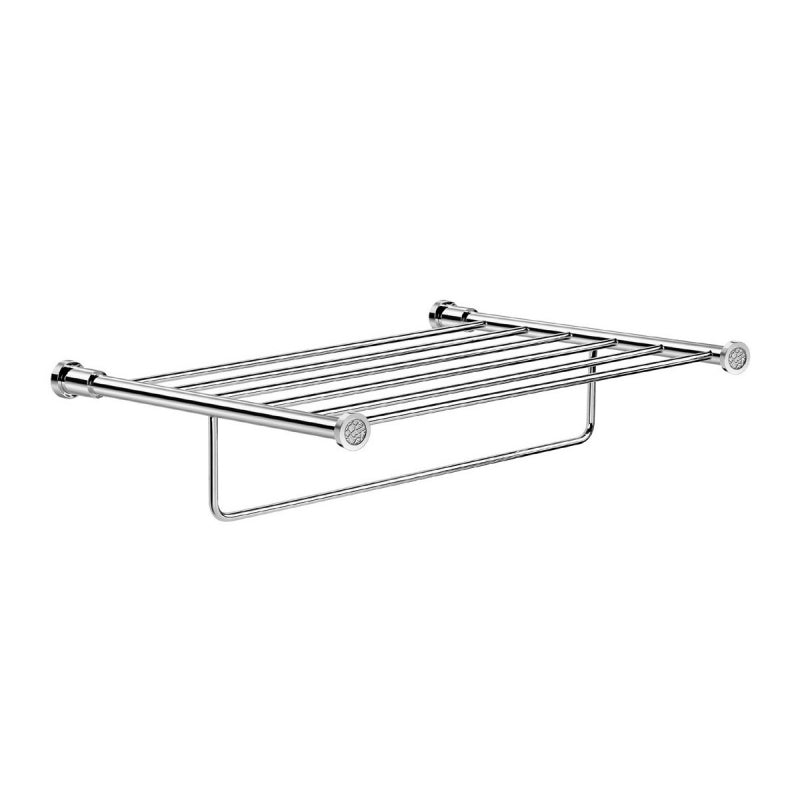 Windisch Gaudi Round Havluluk, Raflı, 51cm - Krom/Beyaz
