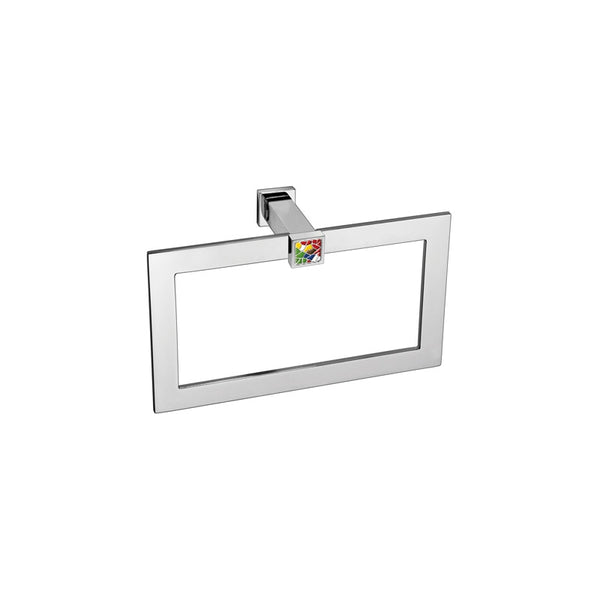 Windisch Gaudi Square Havluluk, Yuvarlak, 24cm - Krom/Renkli