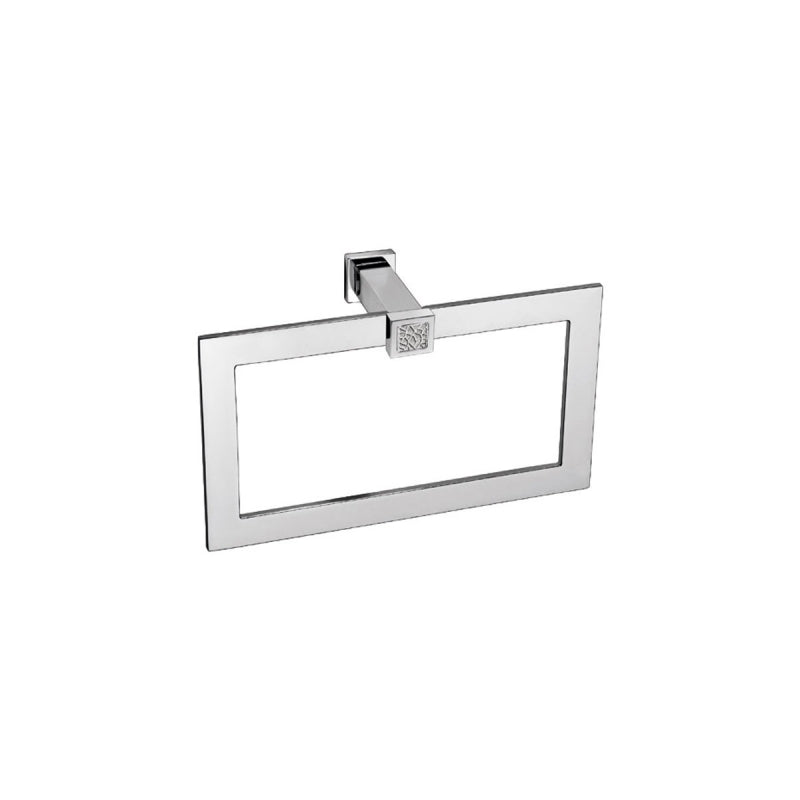 Windisch Gaudi Square Havluluk, Yuvarlak, 24cm - Krom/Beyaz