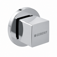 Geberit Kare Stop Valf Başlık - Dış Set - Krom