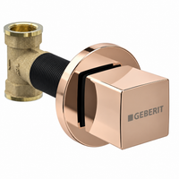 Geberit Kare Ankastre Stop Valf Taharet Musluğu Bronz – İç Set Dahil