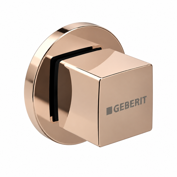 Geberit Kare Stop Valf Başlık - Dış Set - Bronz