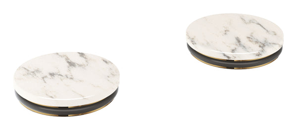 Grohe Atrio Private Collection Inlays Made From White Attica Caesarstone Material - 48460000