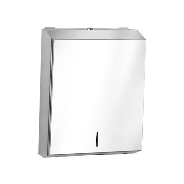 OMG Kağıt Dispanseri, 600Lük, 28xh36x10cm - Parlak Paslanmaz Çelik