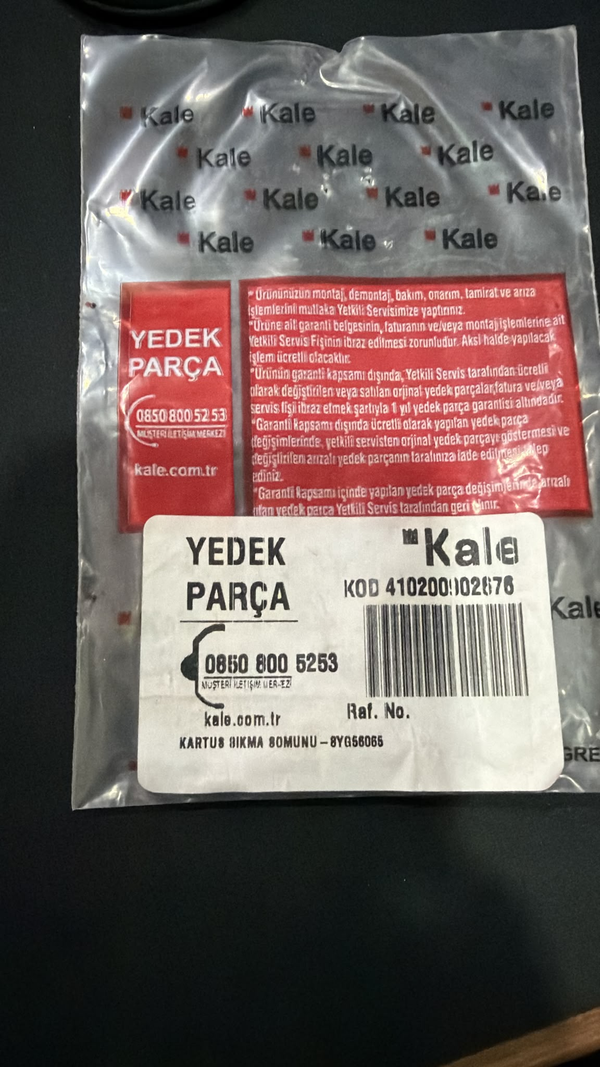 Kale kartuş sıkma somunu, kartuşa basan yatak ölçüsü 4 cm