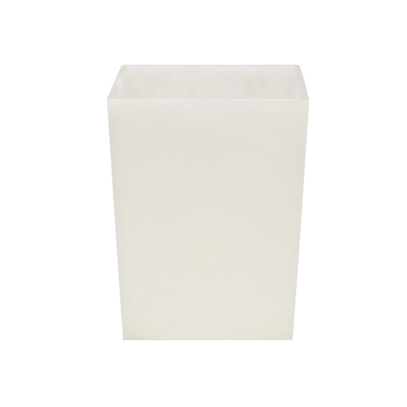 OMG Lal Çöp Kovası, Açık, Kare, 20xh26.5cm - Beyaz