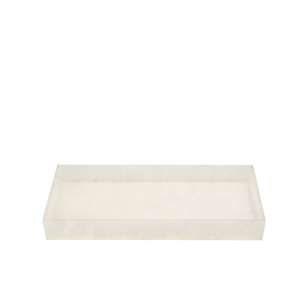 OMG Lal Tepsi, Tezgah Üstü, 35xh3x25cm - Beyaz