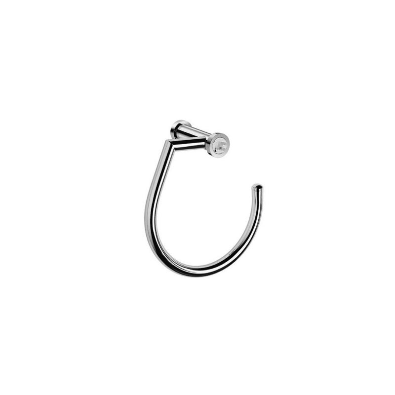 Windisch Moonlight Round Havluluk Yarı Açık, 18cm - Beyaz Kristal/Krom