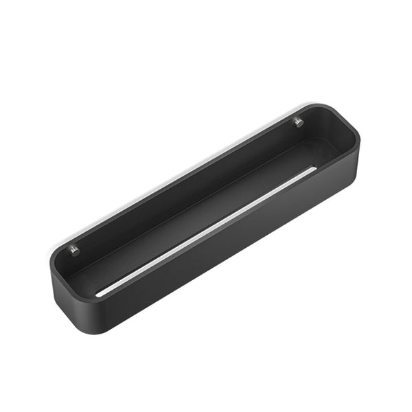 Decor Walther Stone Malzemelik, 45xh7x10cm - Mat Siyah/Krom