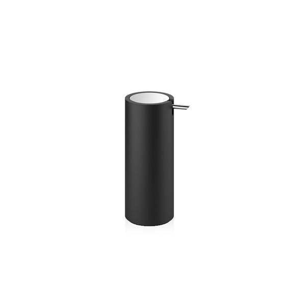 Decor Walther Stone Sıvı Sabunluk, Tezgah Üstü, 200ml - MatSiyah/Krom