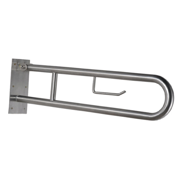 OMG Tutamak, Hareketli, Tuvalet Kağıtlklı, 73.5cm - Parlak Paslanmaz Çelik