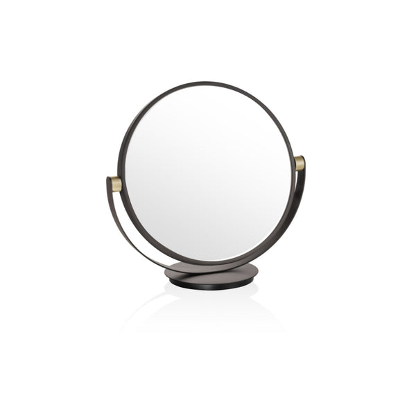 Decor Walther Vanity Ayna, Tezgah Üstü, Çift Yönlü - Koyu Bronz/Mat Altın