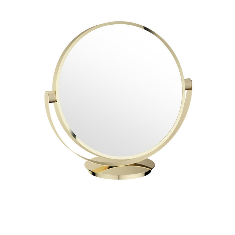 Decor Walther Vanity Ayna, Tezgah Üstü, Çift Yönlü - Altın