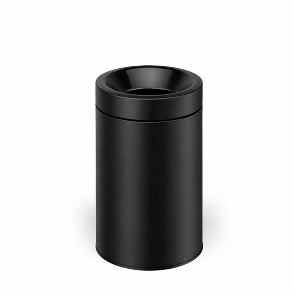 OMG Çöp Kovası, Çemberli, 3lt, Ø16.7xh26cm - Mat Siyah