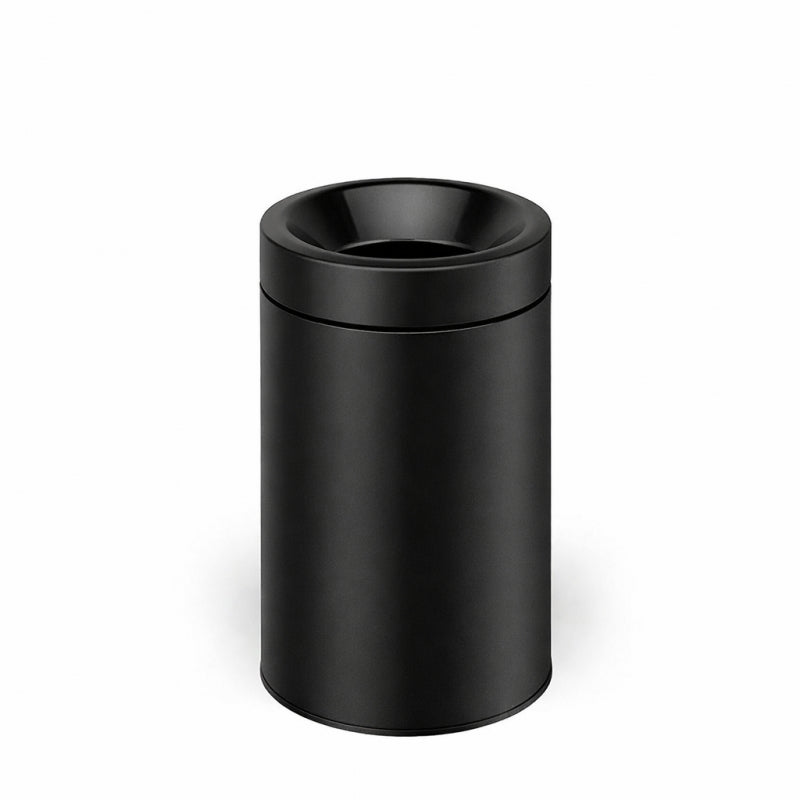OMG Çöp Kovası, Çemberli, 3lt, Ø16.7xh26cm - Mat Siyah